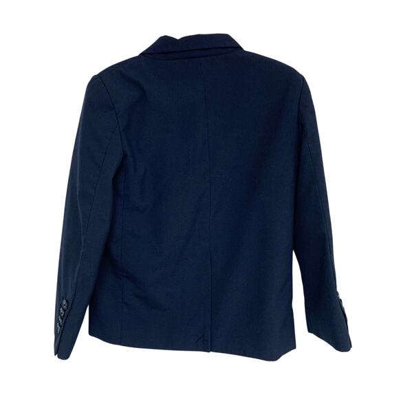 New Cat & Jack Boys Size 4 Navy Blue Two Button Classic Suit Blazer Jacket - Picture 2 of 3